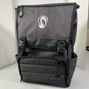 OGIO Dark Gray Backpack with Flamingo Logo Laptop School Travel Bag Padded‎